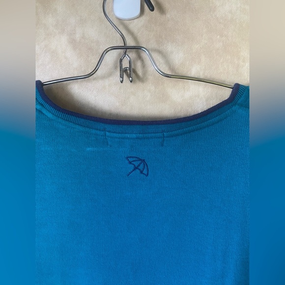 Arnold Palmer Sportswear VTG  Teal Navy Golf Sweater Vest & Limited Edition Card - Picture 4 of 8